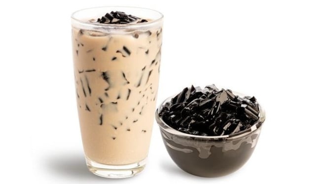 Biang cappucino cincau untuk ide jualan puasa