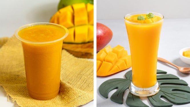 Jus Mangga tanpa blender