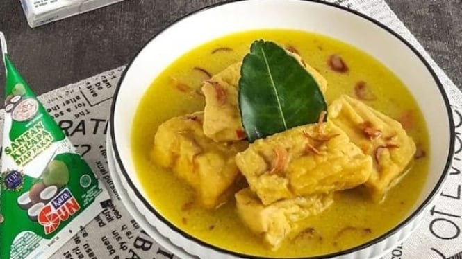 Sayur Tahu Kuning (foto ilustrasi).