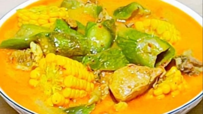 Kari ayam jagung terong buat sahur