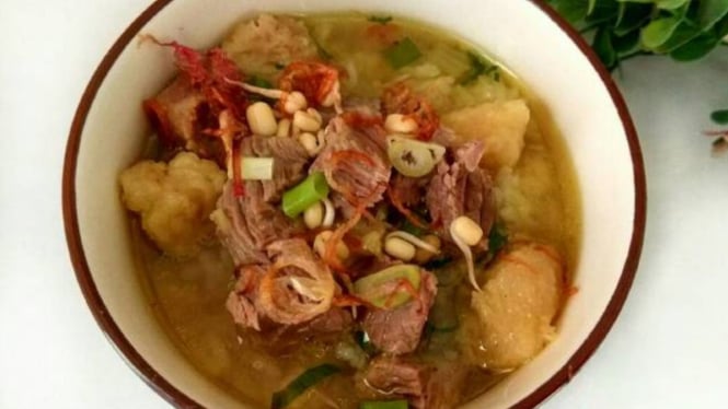 Soto Daging Sapi Kuah Bening