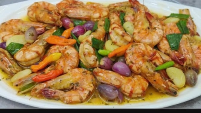 Resep udang butter caramelized buat sahur