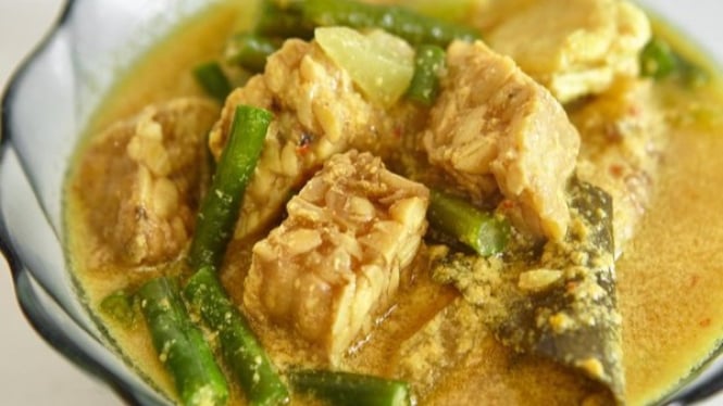 Sayur Tempe Bumbu Kunyit