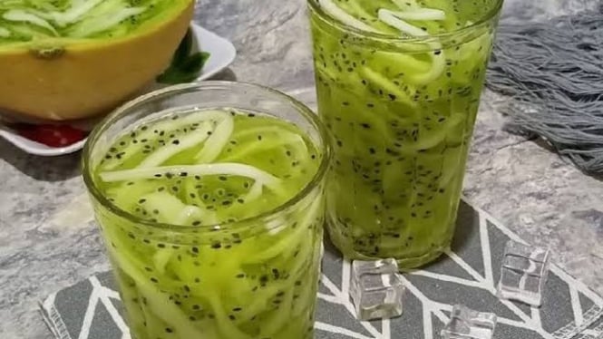 Es Melon Kelapa Muda