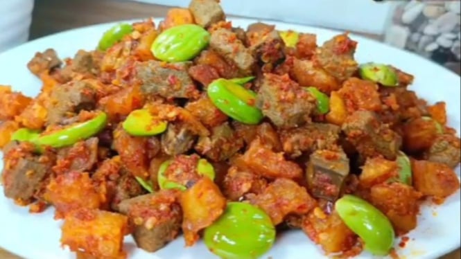 Sambal goreng kentang ati sapi