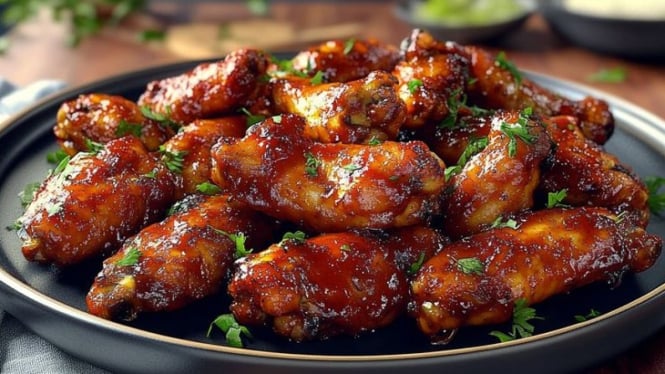 Spicy chicken wings