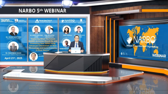 Jasa Tirta hadir di Webinar Internasional NARBO ke-5