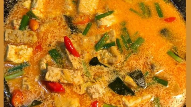 Tahu Tempe Kuah Santan (foto ilustrasi).
