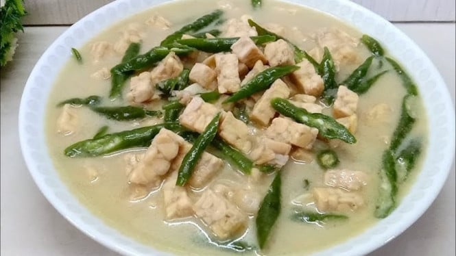 Sayur Santan Tempe Cabe Hijau
