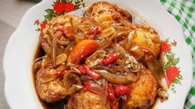 Telur Ceplok Cabai Merah (foto ilustrasi).
