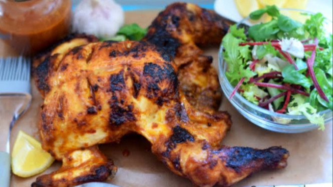 Ilustrasi Ayam Panggang Peri-peri