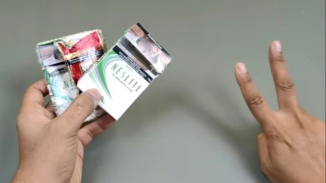 Dua Ide Kreatif dari Bungkus Rokok yang Bisa Kamu Coba di Rumah!