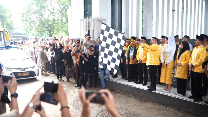 Pemberangkatan calon haji di Subang