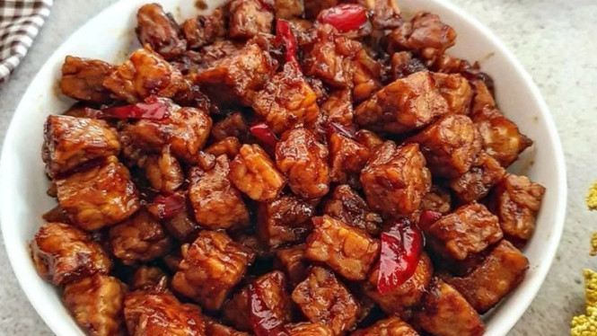 Tempe Saus Asam Manis (foto ilustrasi).