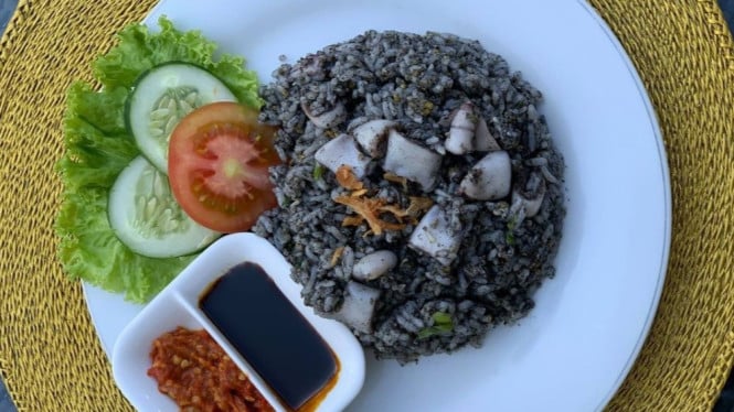 Nasi Goreng Hitam (foto ilustrasi).