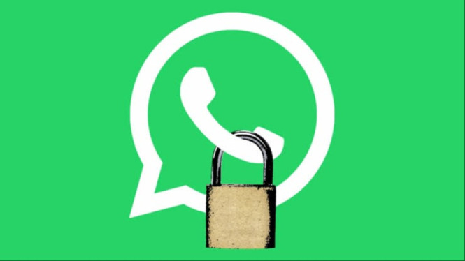 Ilustrasi WhatsApp Dikunci
