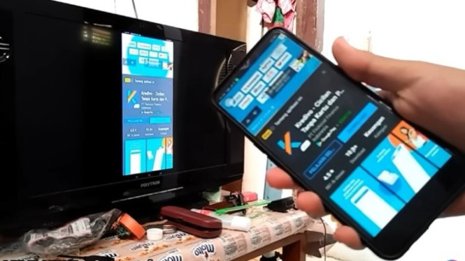 Cara Menyambungkan Smartphone le Layar TV.