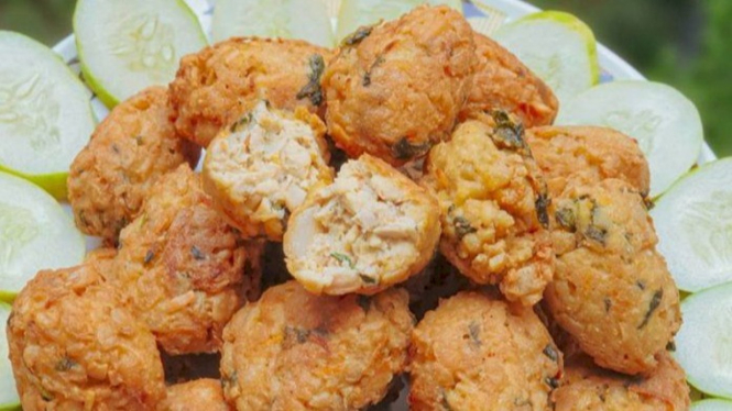 Perkedel tempe