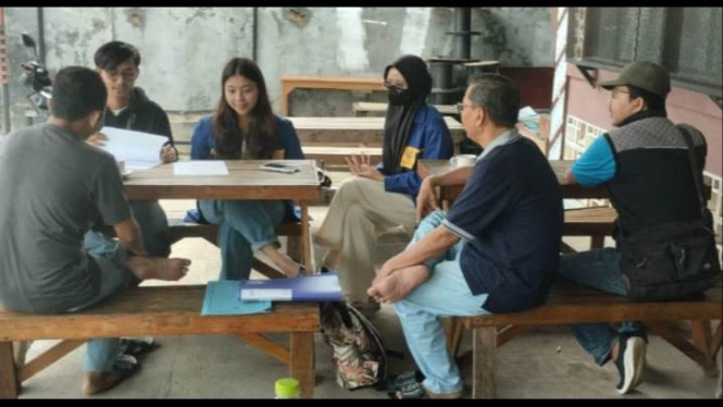 Kunjungan studi ke BUMDes Sahate Belendung