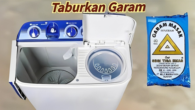 Cara membersihkan mesin cuci pakai garam