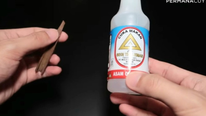 Kayu manis dan cuka makan