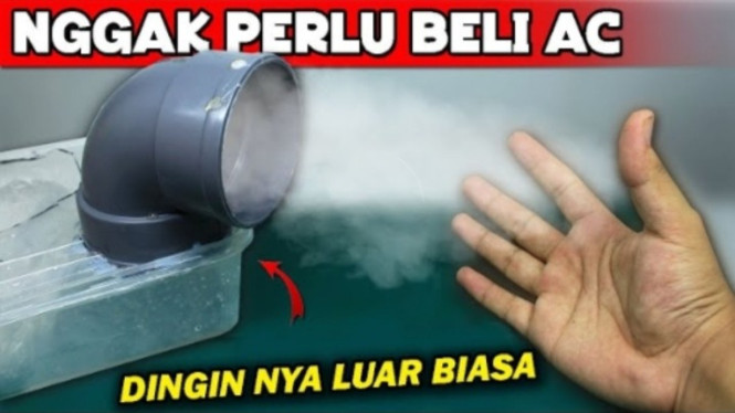 Pipa Bekas Jadi AC Dingin