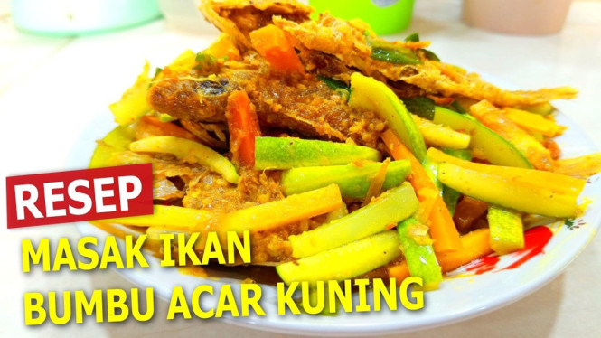 Ikan Kuniran Bumbu Acar Kuning