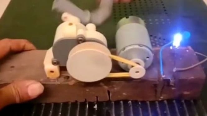 Cara membuat generator DC sederhana.