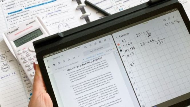 Ipad untuk Belajar (foto ilustrasi).
