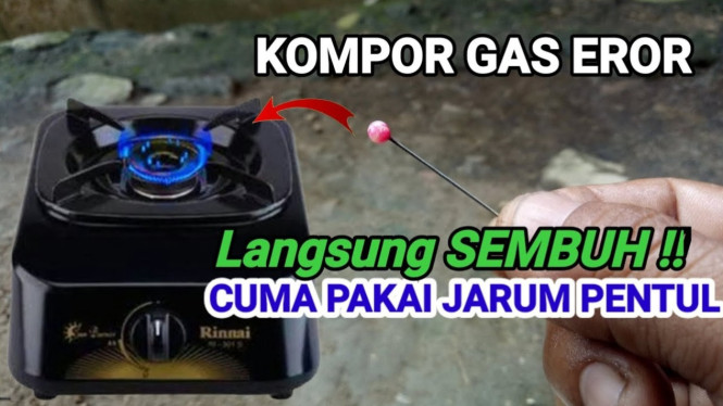 Perbaiki Kompor Gas Sederhana