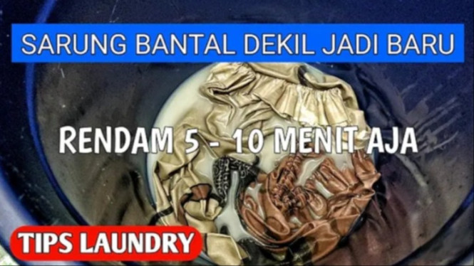 Cuci Sarung Bantal