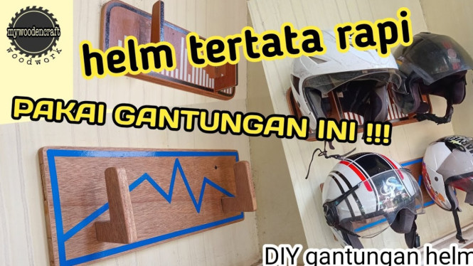 Membuat gantungan helm