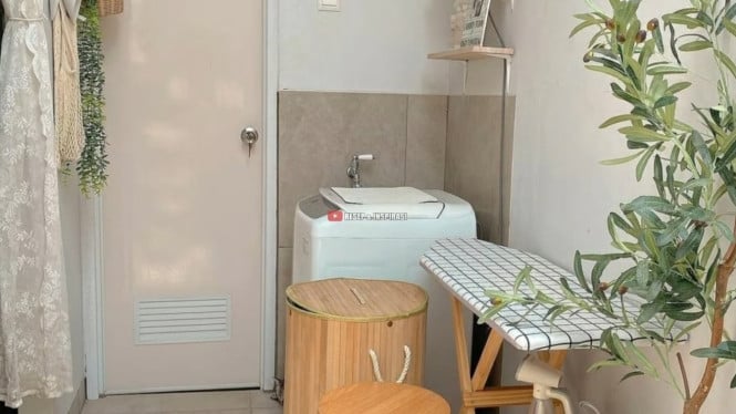 Ruang Laundry Rapi Minimalis