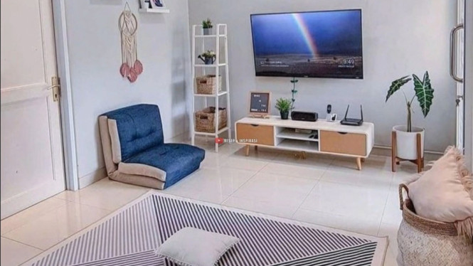Ruang TV Lesehan Gaya Minimalis