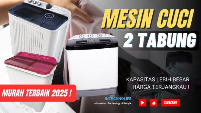 Mesin cuci dua tabung