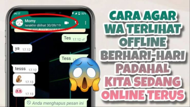 Tips Agar WA Terlihat Offline