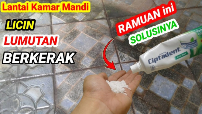 Tutorial membersihkan lantai kamar mandi