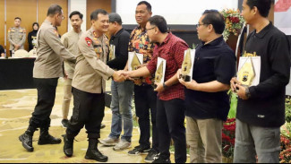 Polda Jateng Bareng Wartawan Deklarasi Pemilu Damai