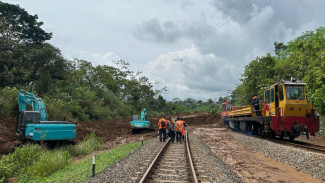 Longsoran di Rel Kereta Api Banyumas Teratasi, Jalur Kereta Kembali Normal
