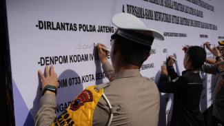 Polda Jateng Deklarasi Zero Knalpot Brong Untuk Pemilu Damai 2024