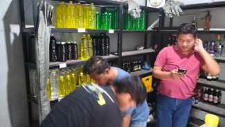 Ratusan Botol Air Api Bikin Teler Diamankan Polisi Dalam Operasi Pekat Jelang Ramadhan di Boyolali