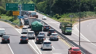 Tanjakannya Ngeri, Ini Titik Rawan Macet Saat Arus Mudik di Jalan Tol Semarang