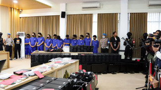 Polresta Banyumas Ringkus 11 Pelaku  Judi Online, Kedoknya Main Game