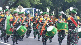 Gahar! Lomba Musik Militer di Kodam IV Diponegoro