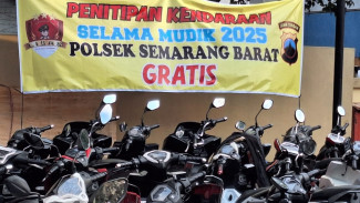 Polrestabes Semarang Sediakan Jasa Penitipan Kendaraan Gratis Selama Mudik Lebaran