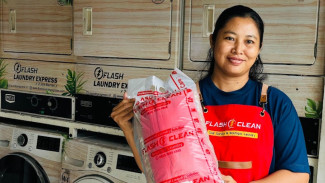 Usaha Laundry di Semarang Ini Tetap Buka di Masa Liburan, Warga dan Wisatawan Terbantu Banget