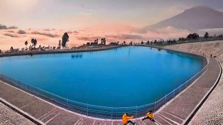 Embung Bansari Temanggung: Menyaksikan Panorama 360 Derajat Tujuh Gunung