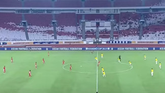 Laga Indonesia U23 di GBK Sepi Penonton, Ini Kata Erick Thohir