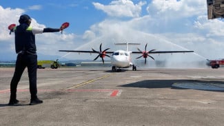 Semarang-Surabaya Sekarang Ada Pesawat Lagi, Penerbangan Perdana Tidak Terisi Penuh