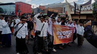 Aliansi Santri Datangi KPID Jawa Tengah, Demo Boikot Trans7